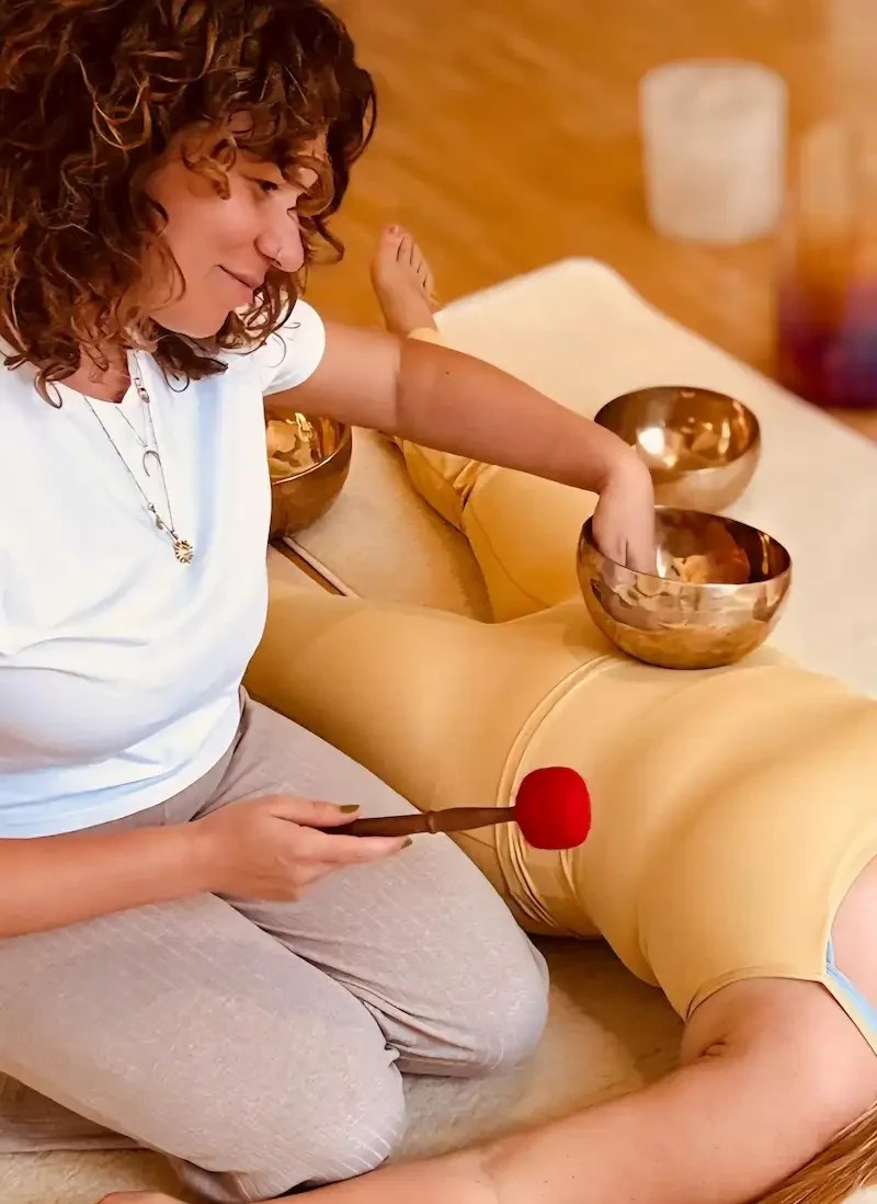 Yin Yoga und Klangschalenmassage
